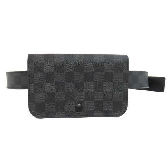 LOUIS VUITTON Black Damier Hobo Bag - Picture 1 of 11